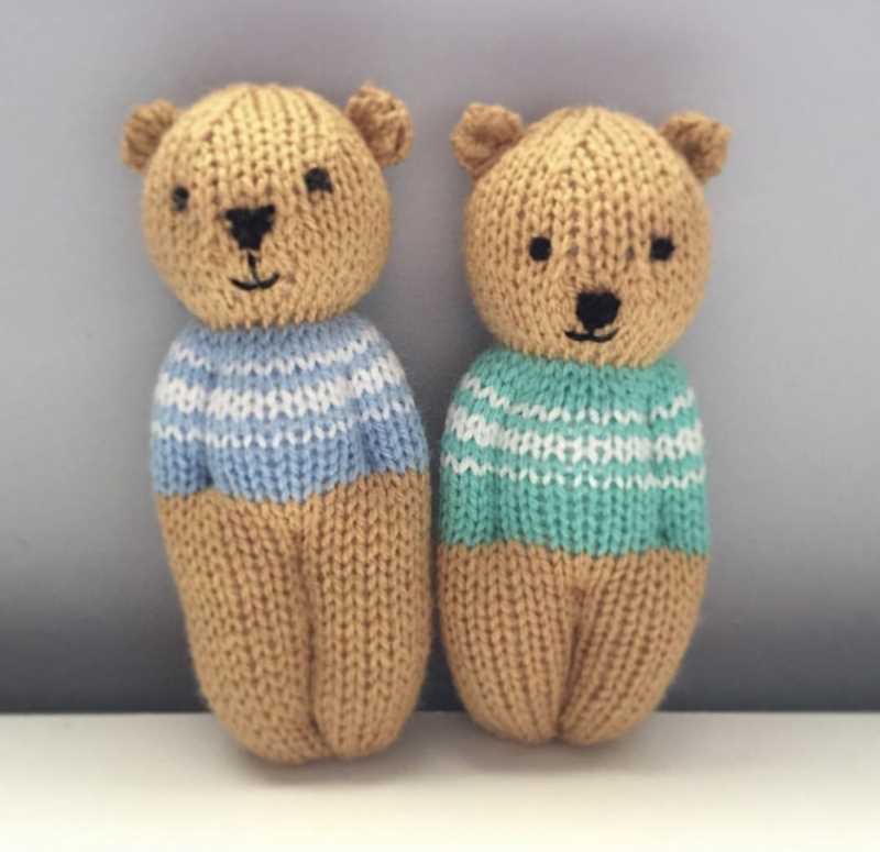 Create a Knitted Teddy Bear to Support a Good Cause Knitted teddy bear pattern for charity