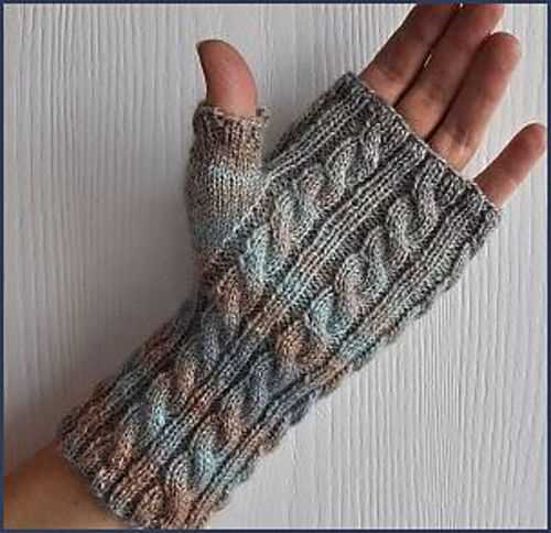 Knit mitten pattern bulky yarn