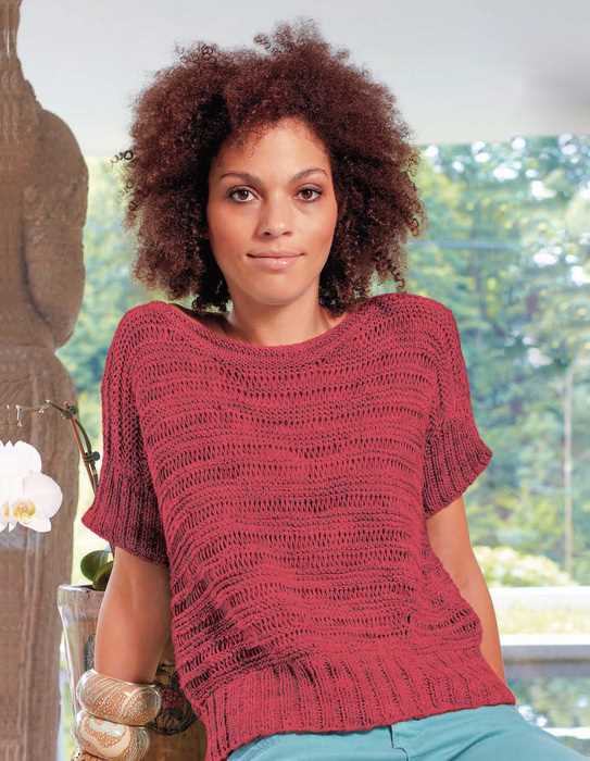 Drop stitch sweater knitting patterns