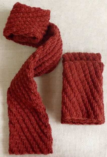 Ribbed leg warmers knitting pattern