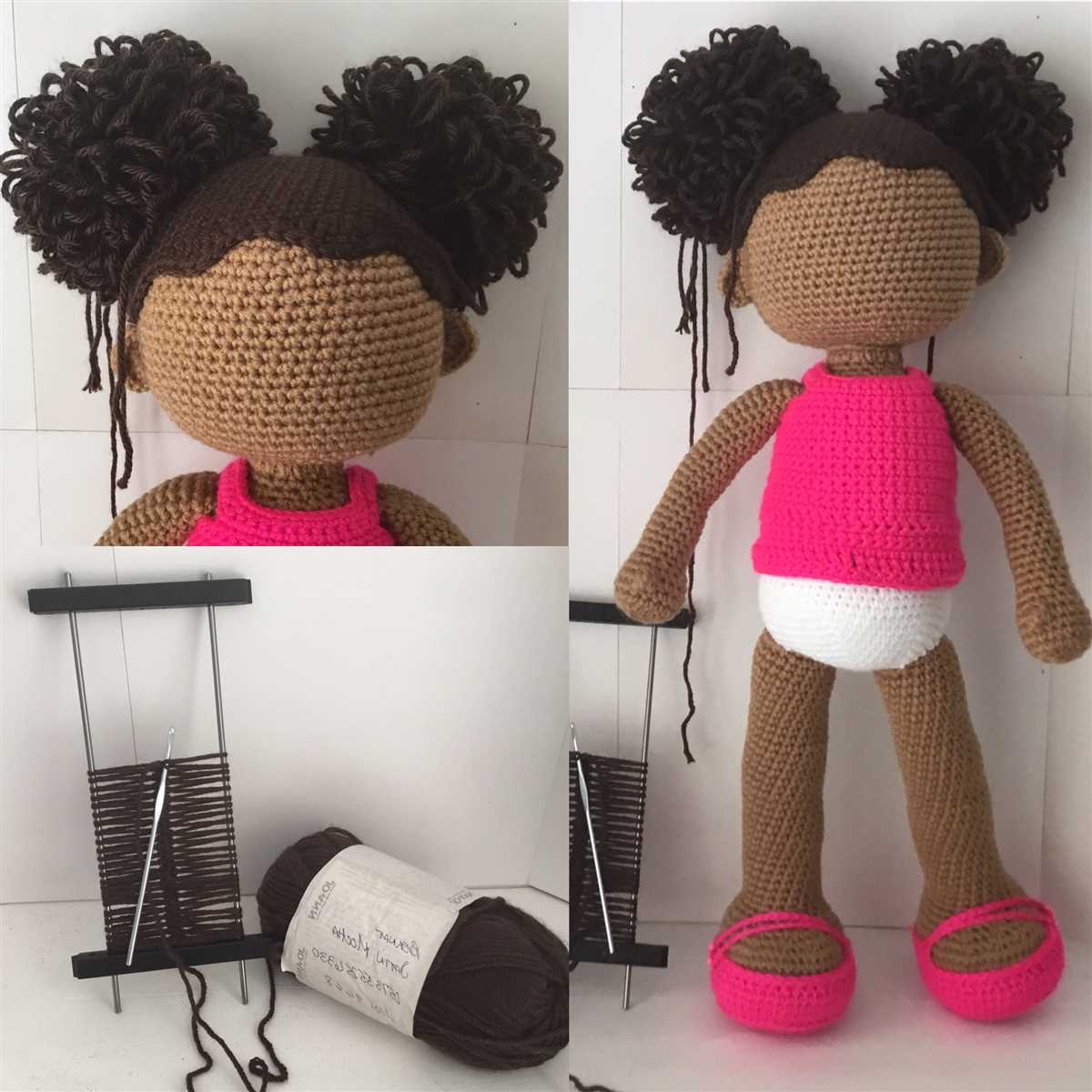 Knitted doll hair patterns