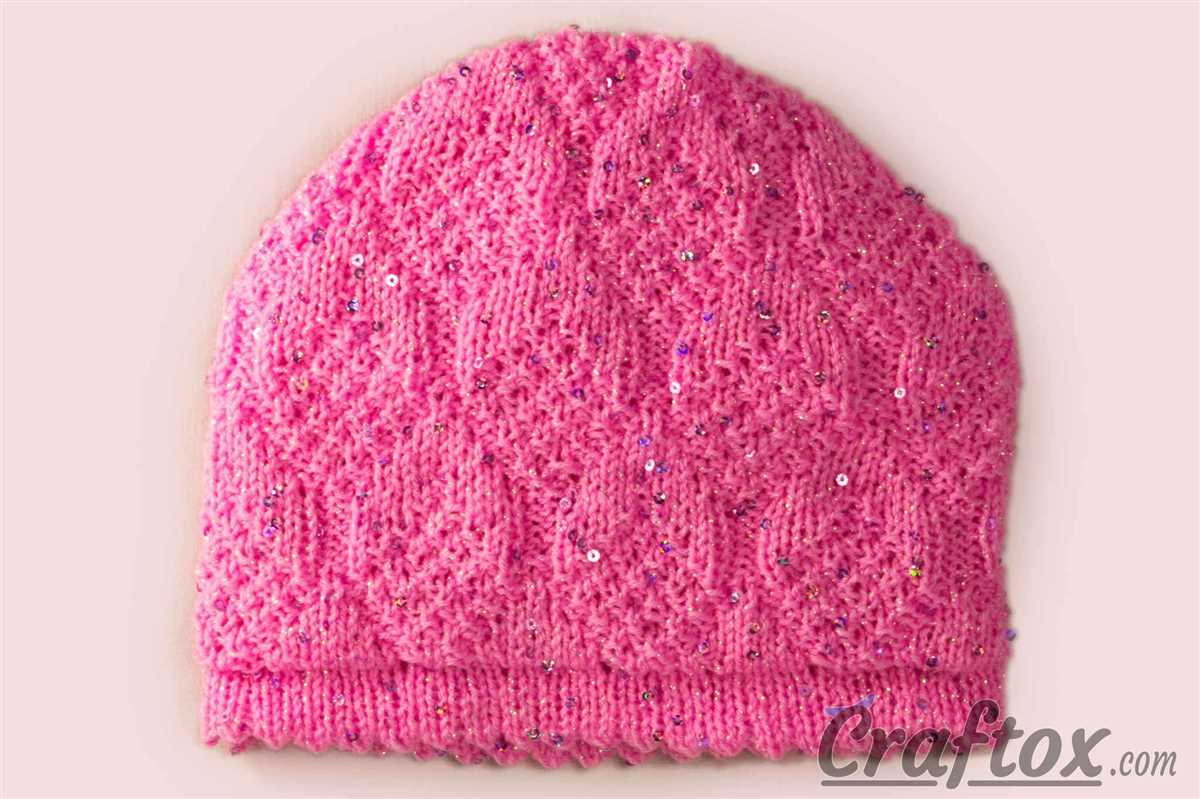Free knit beanie pattern easy