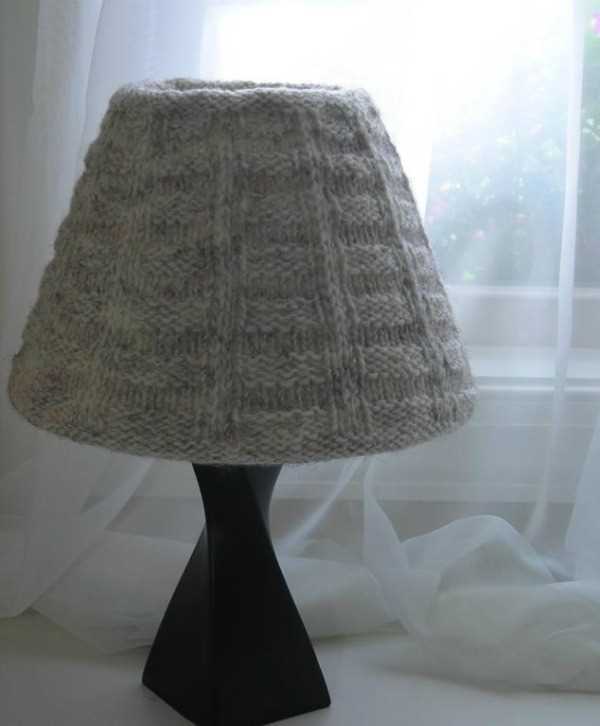 Knitted lampshade pattern