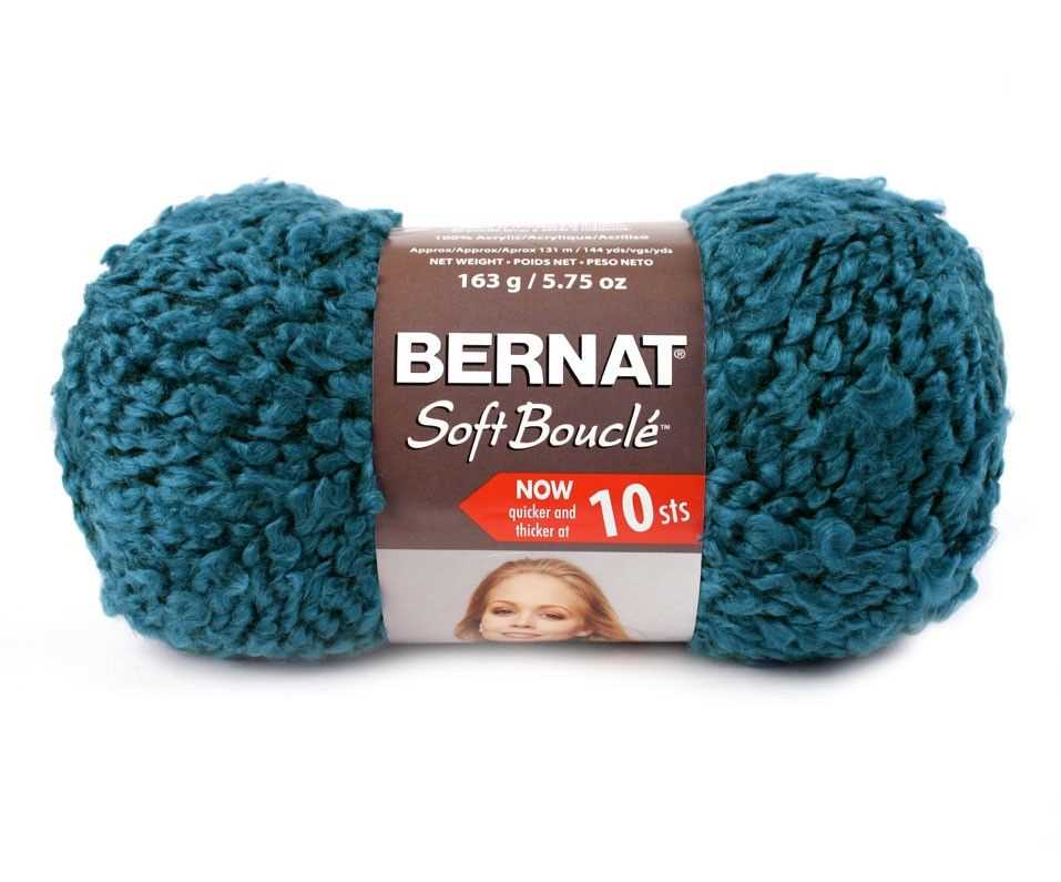 Boucle yarn knit patterns
