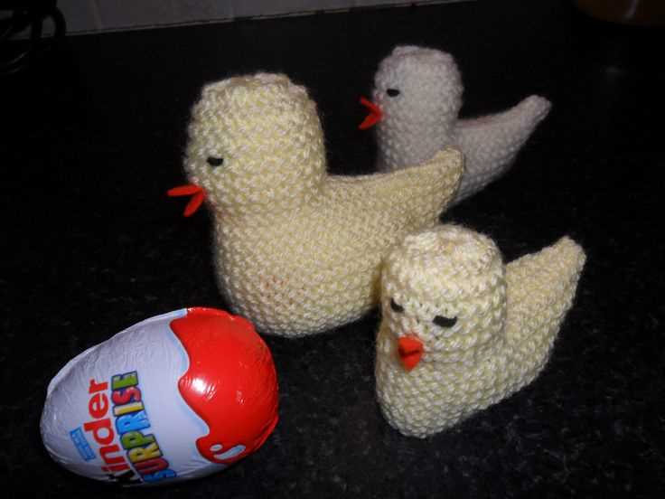 Free knitting patterns for easter chicks