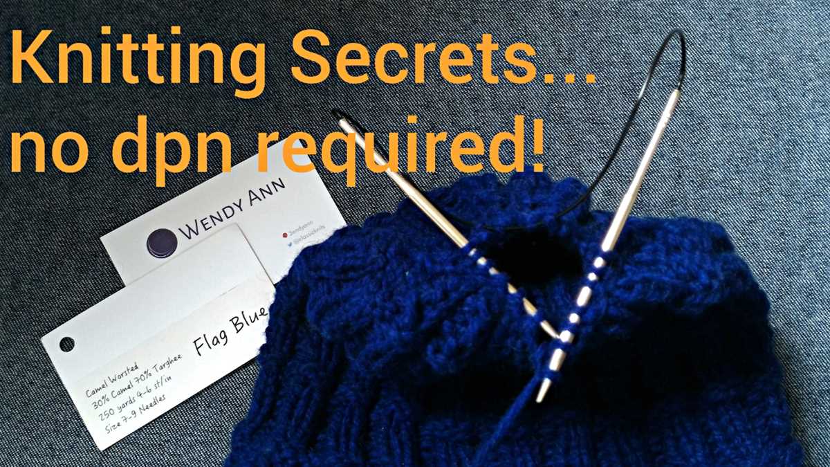 Hat knitting pattern circular needles