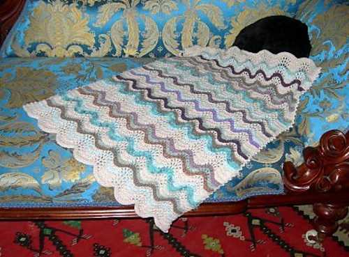 Feather and fan cardigan knitting pattern