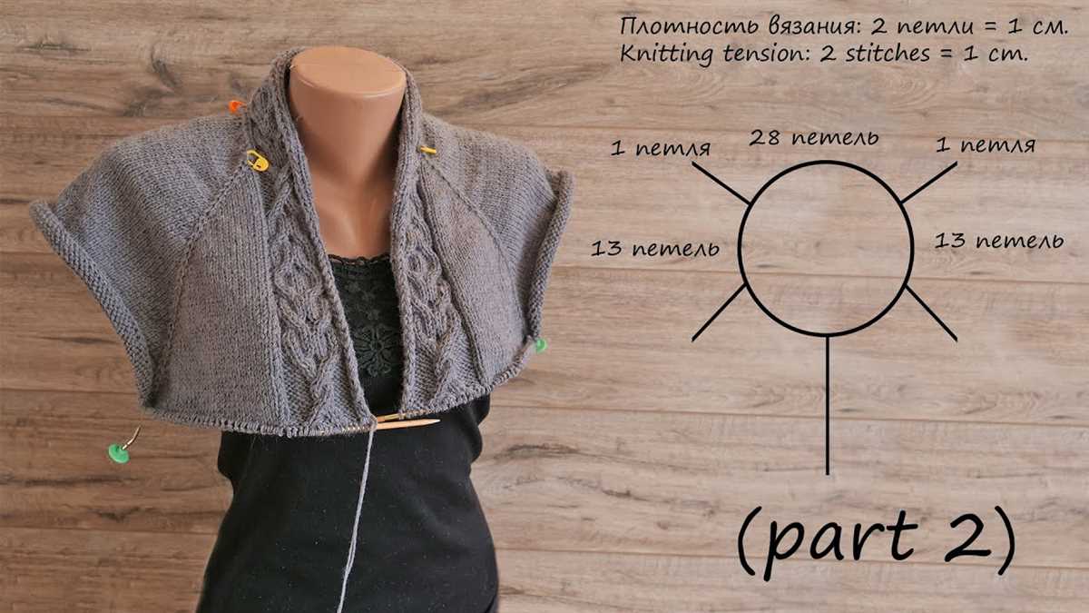 V-neck raglan cardigan knitting pattern