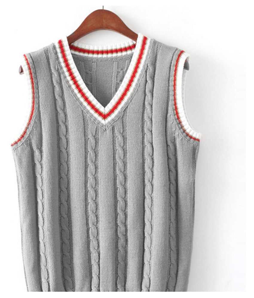 V neck sweater vest knitting pattern free