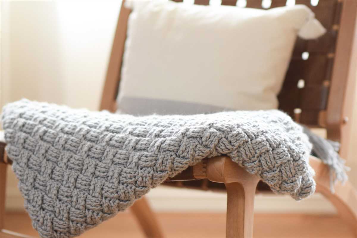 Basket weave blanket knit pattern free