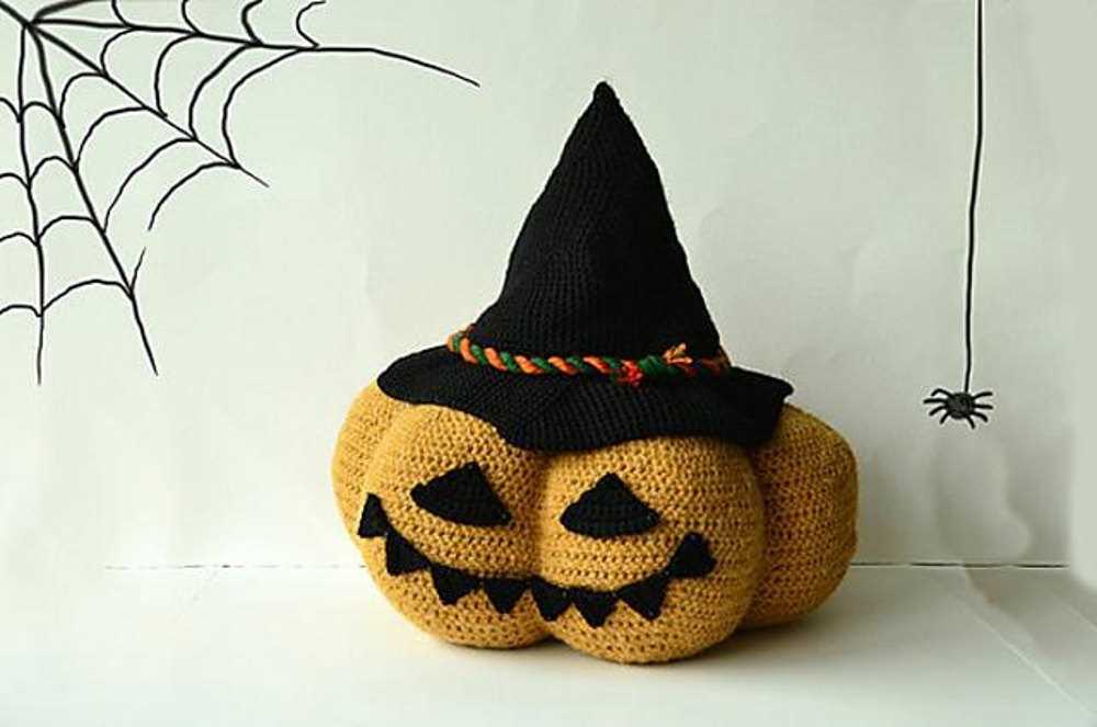 Halloween pumpkin knitting pattern