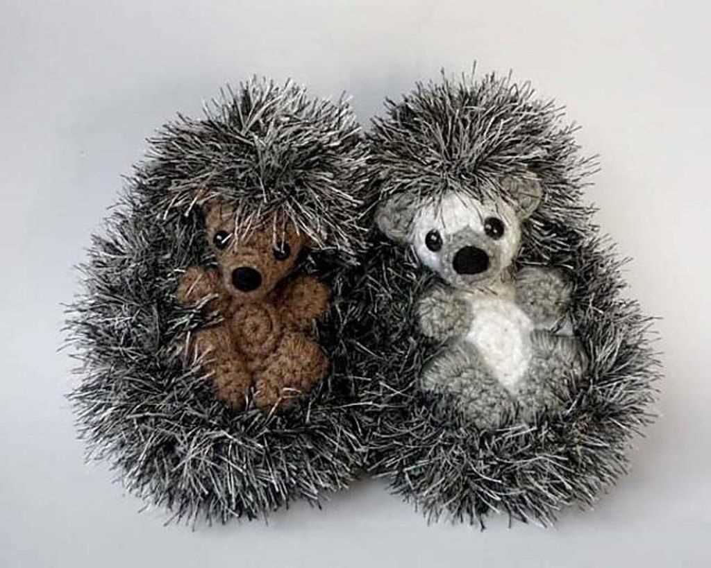 Knitted hedgehogs free patterns