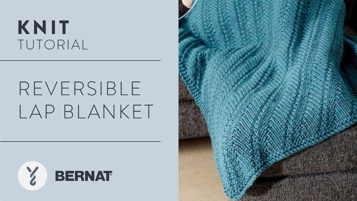 Lap blanket knit pattern