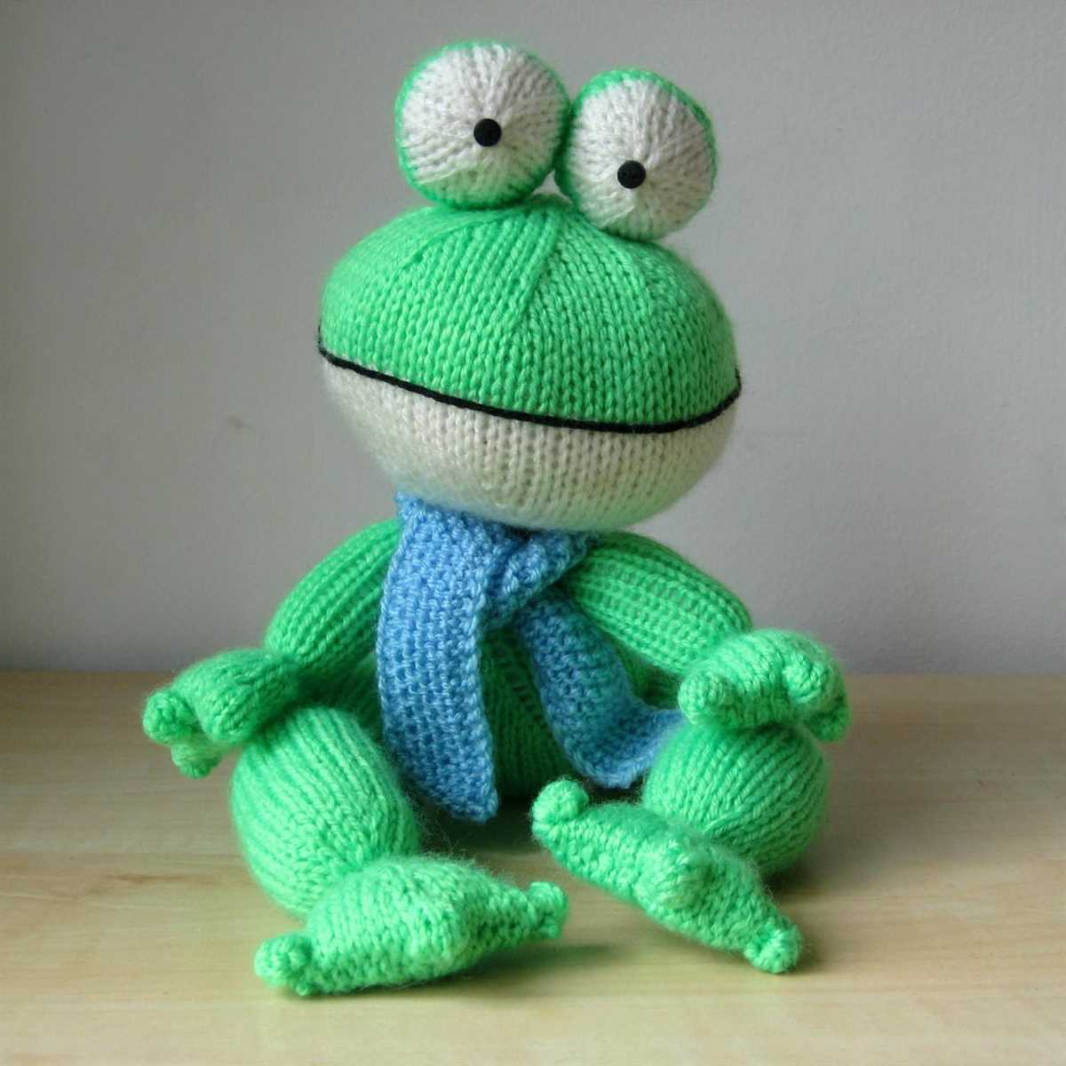 Knitting frog pattern