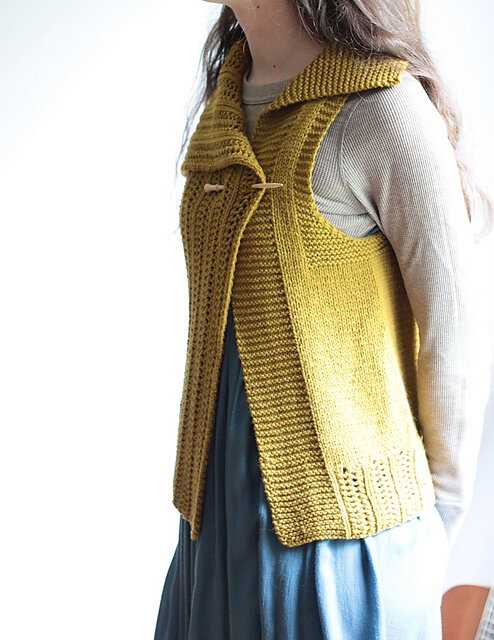 Ladies knitted vest patterns