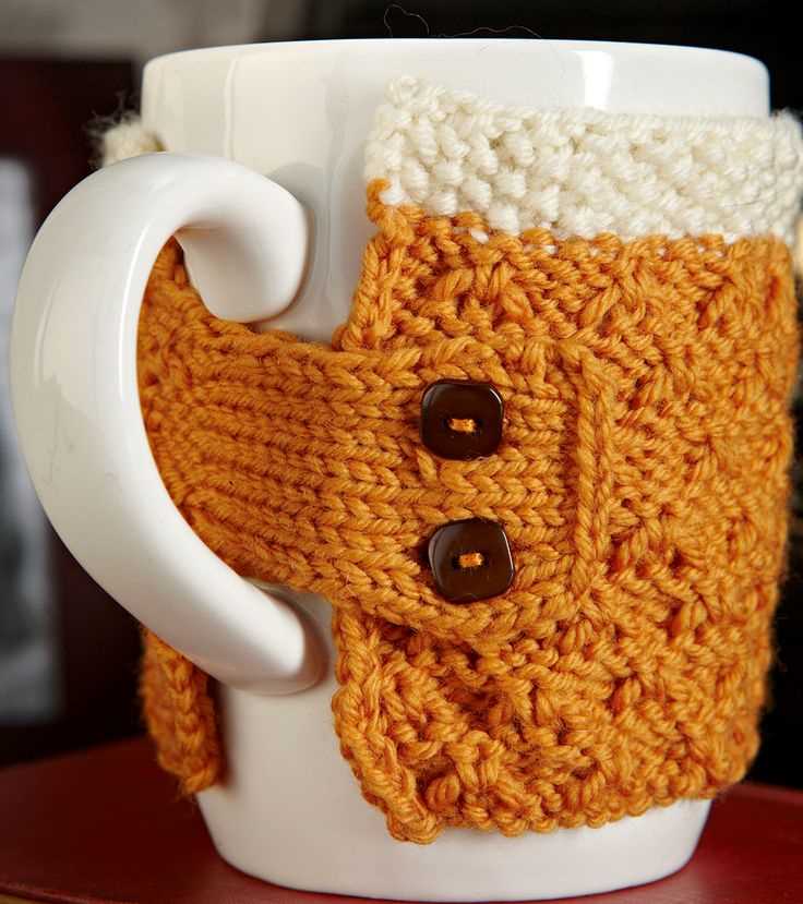 Beer cozy mitten knitting pattern