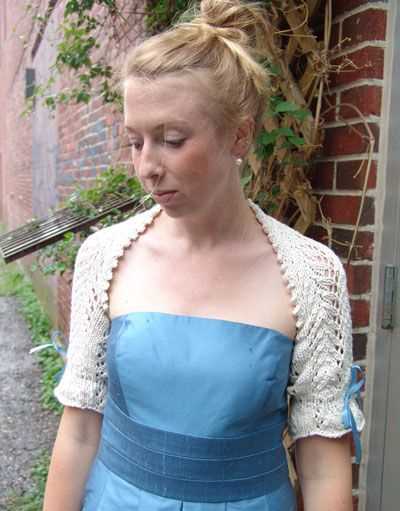 Wedding shrug knitting pattern