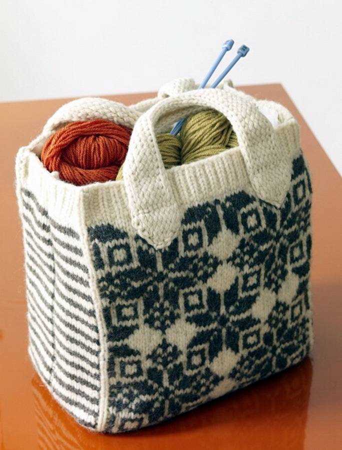 Aspen mountain knit bag pattern