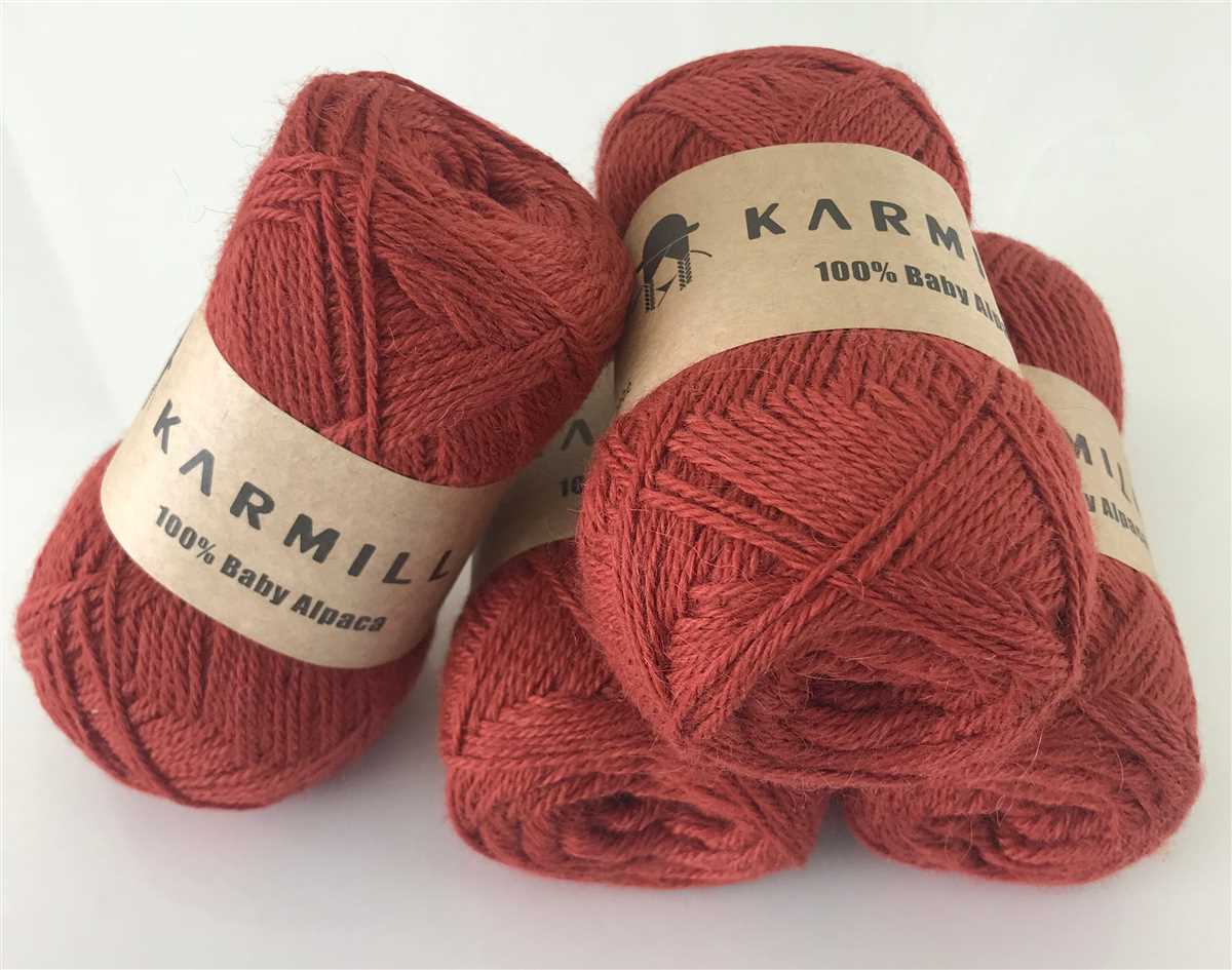 Knitting patterns using alpaca yarn