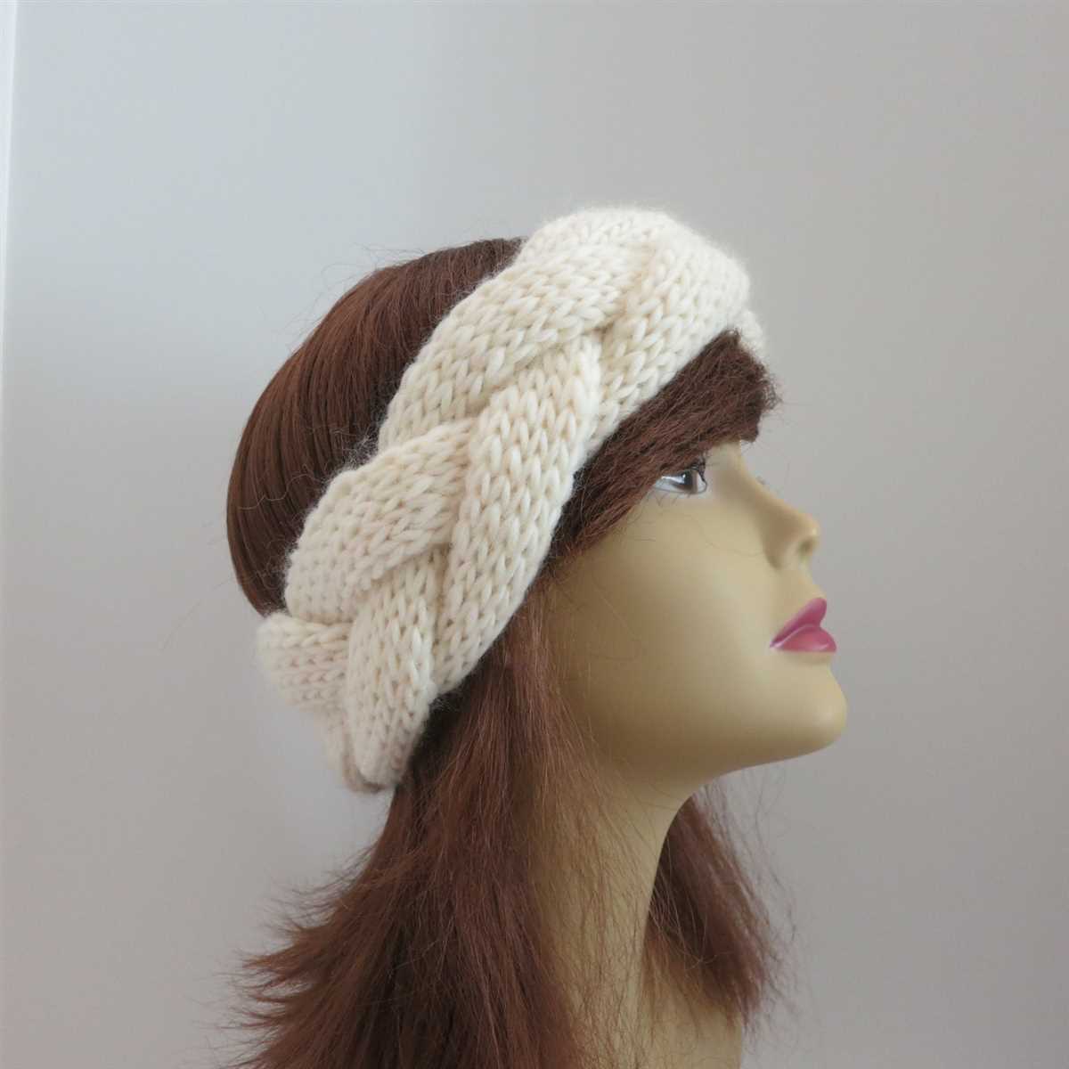 Super bulky knit headband pattern