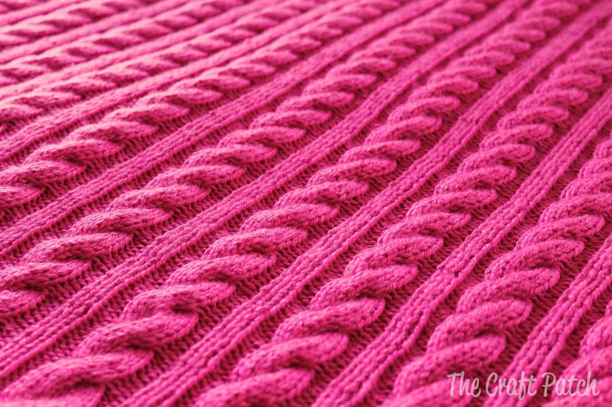 Knit blanket pattern size 11 needles