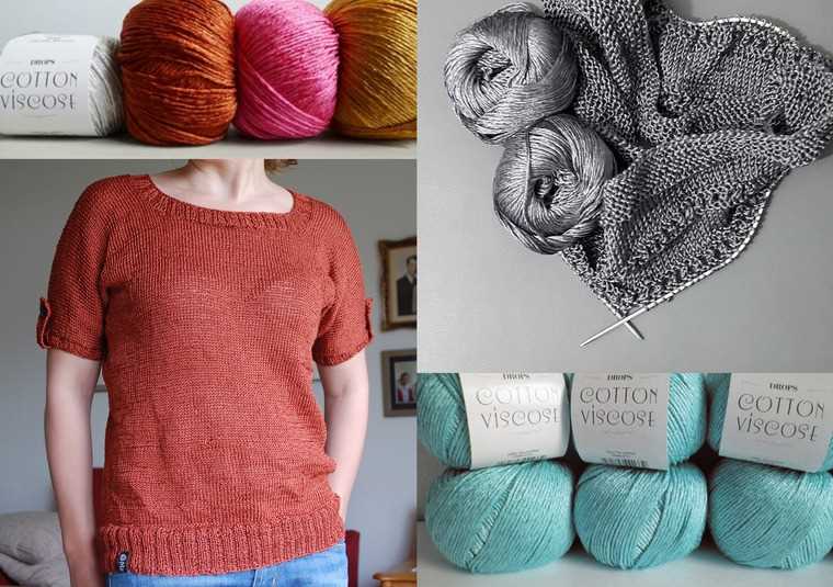 Free knitting patterns cotton yarn ladies
