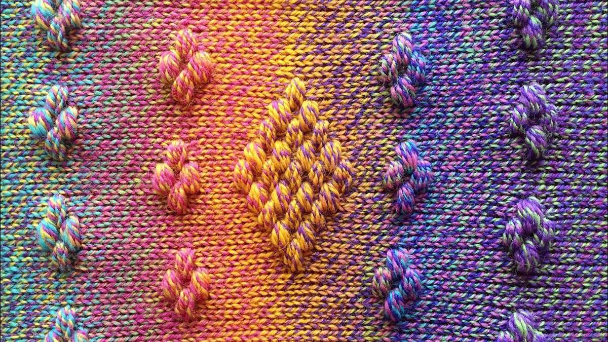 Free bond knitting machine patterns