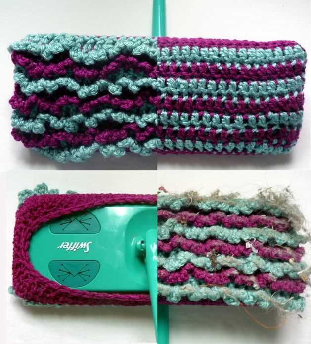 Create Your Own Knitted Swiffer with this Free Pattern Free knitted swiffer pattern
