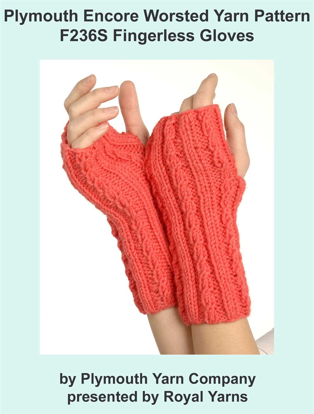 Free knitting pattern fingerless gloves 8 ply