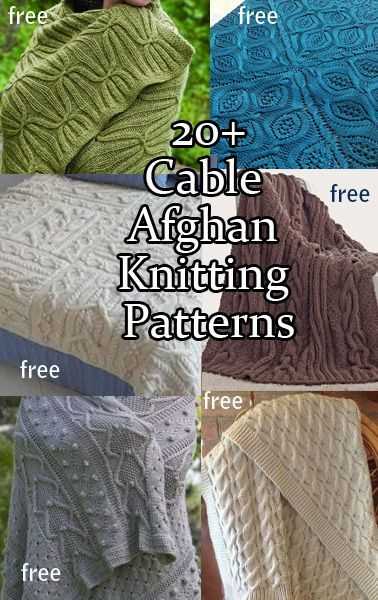 Free afghan knitting patterns bulky yarn