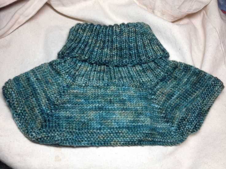 Free turtleneck dickie knitting pattern