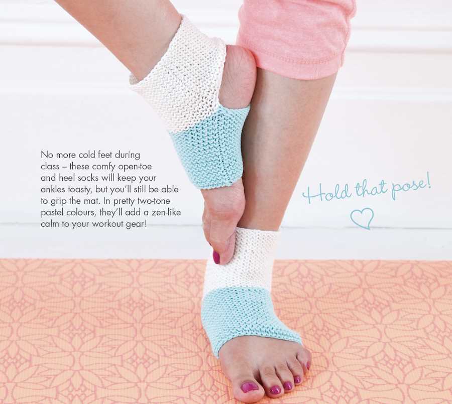 Yoga leg warmers knitting pattern