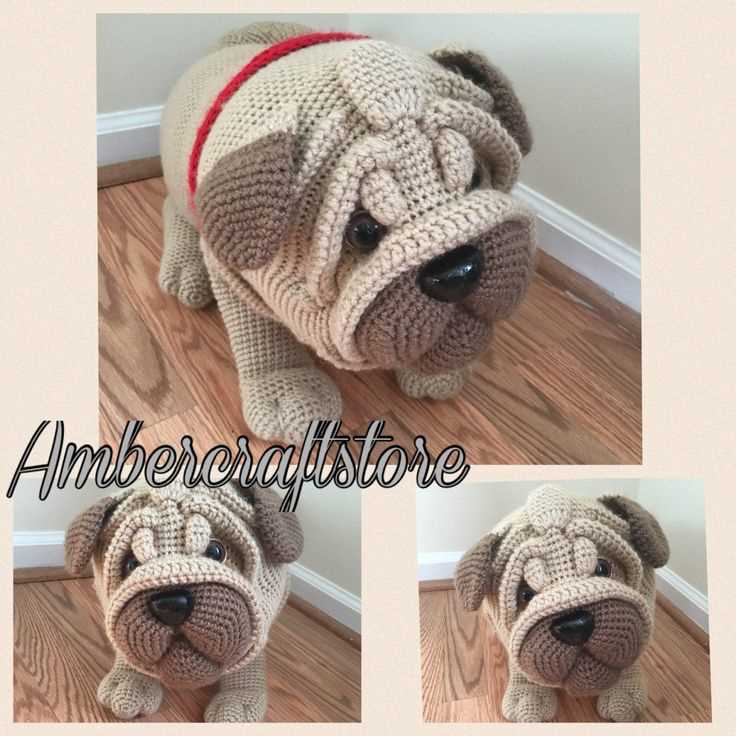 Pug dog knitting pattern