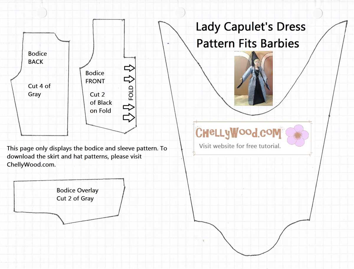 Free printable knitting patterns for Barbie dolls