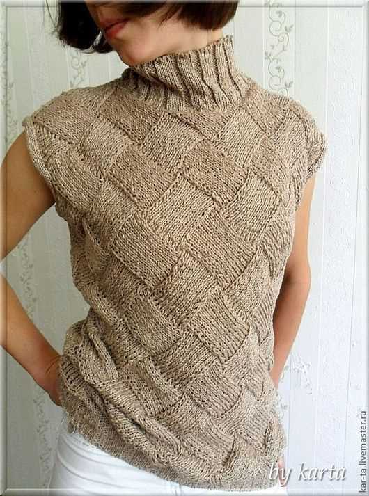 Ladies knitted vest patterns