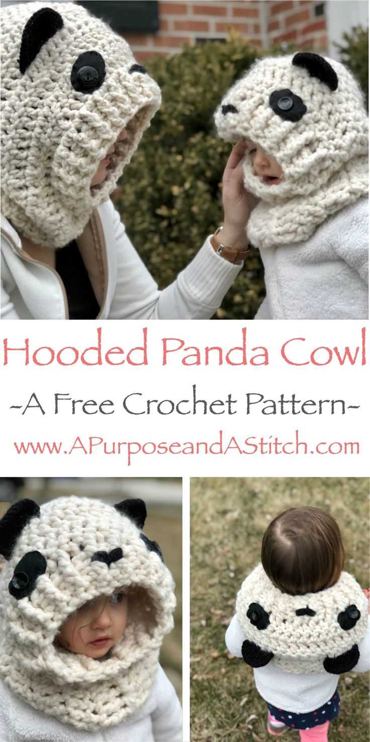 Knitted hooded cowl free pattern