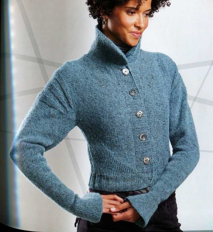 Knitted circular jacket pattern