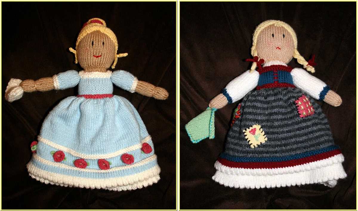 Cinderella doll knitting pattern