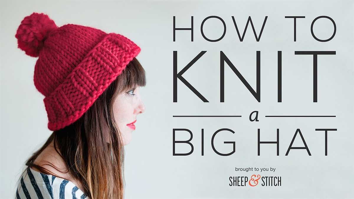 Free beanie knitting patterns to download