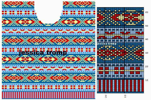 Norwegian fair isle knitting patterns