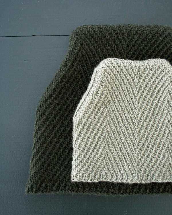 Knit purl hat pattern