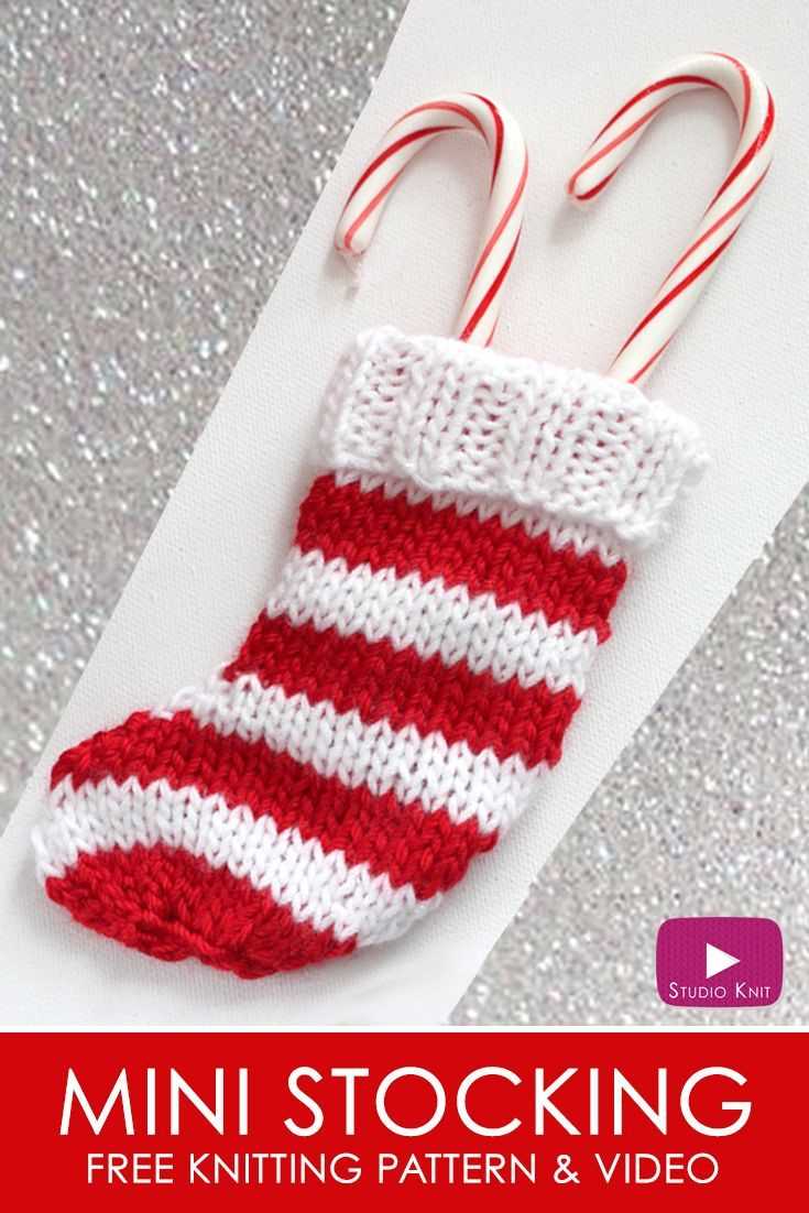 Free easy knitting patterns for christmas stockings