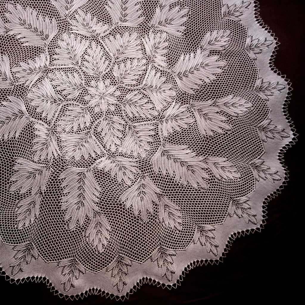 Knit doily pattern