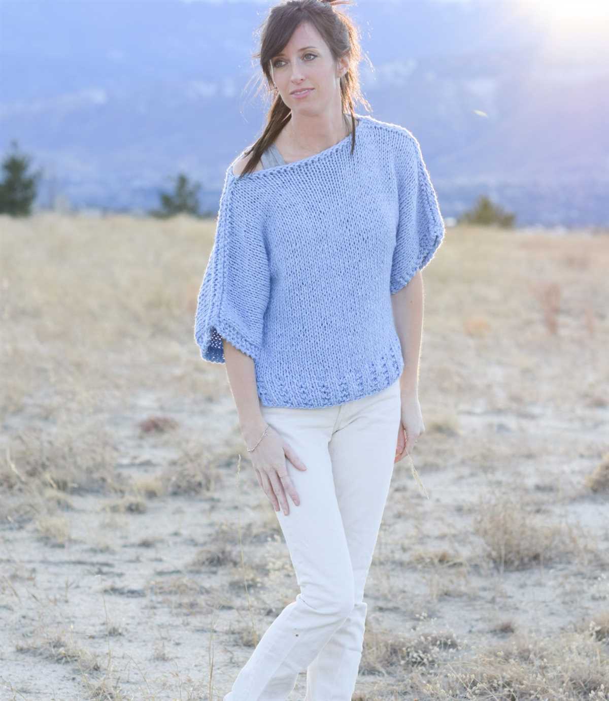 Boxy knitting pattern