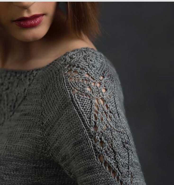 Lace knitting patterns for sweaters