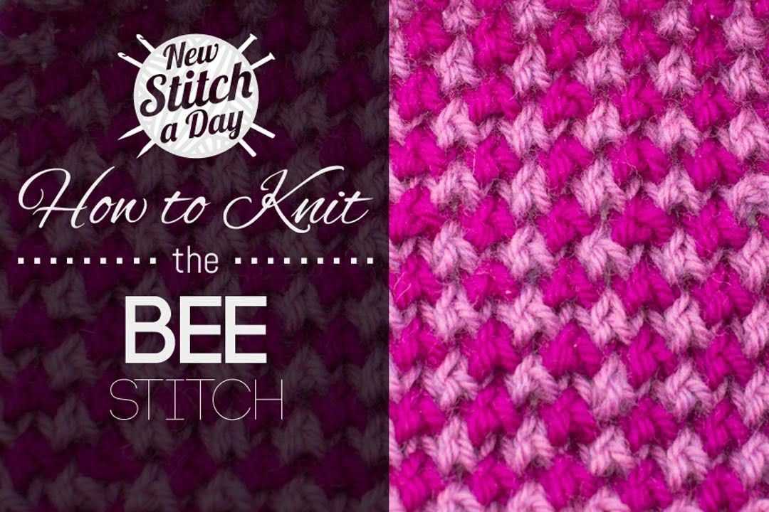 Knitting skill that creates patterns with hues