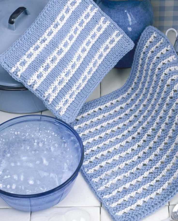 Dishcloth knitted pattern