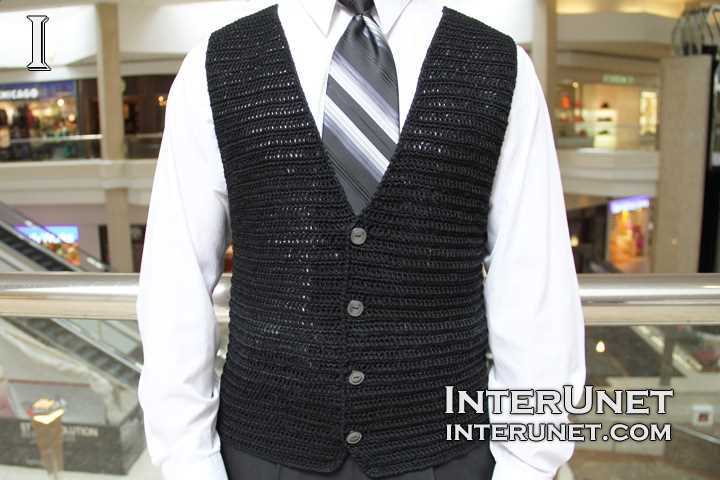 Mens knitted waistcoat pattern