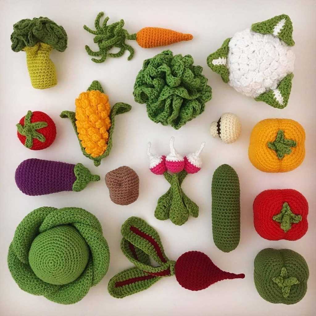 Knitted fruit and vegetables free patterns