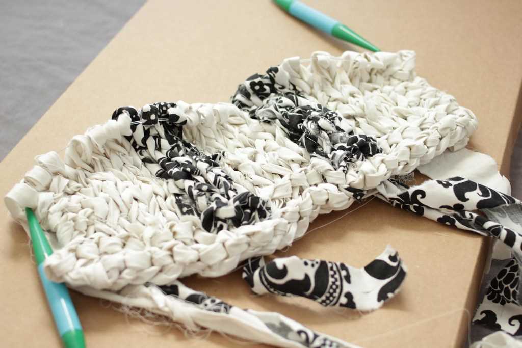 Bath mat knitting pattern